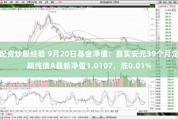 配资炒股经验 9月20日基金净值：嘉实安元39个月定期纯债A最新净值1.0107，涨0.01%