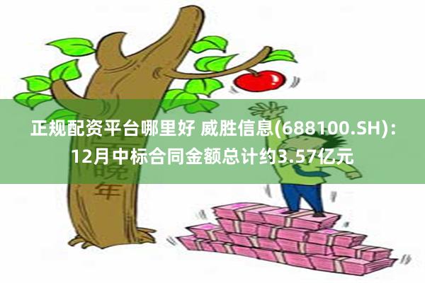 正规配资平台哪里好 威胜信息(688100.SH)：12月中标合同金额总计约3.57亿元