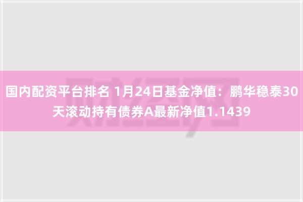 国内配资平台排名 1月24日基金净值：鹏华稳泰30天滚动持有债券A最新净值1.1439